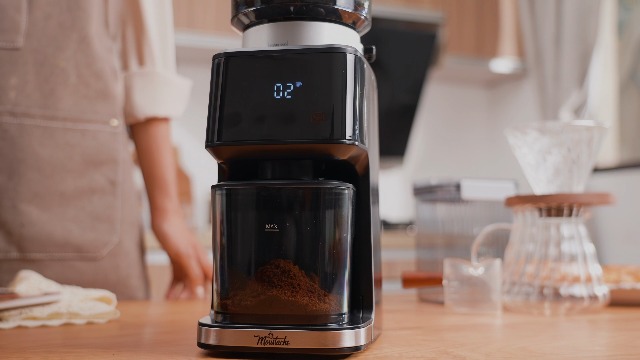 AMZCHEF Kaffeemühle Elektrisch 48 Mahlgrade Einstellbar Für Espresso