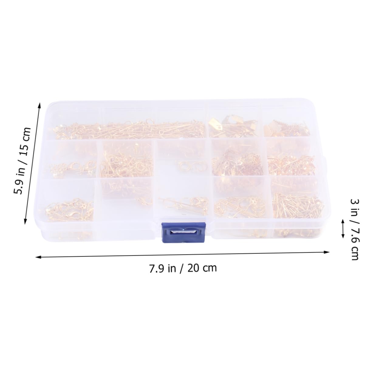 SHINEOFI Kit de Herramientas para Bisutería 768 Piezas en Caja, Alicates, Pinzas y Alambre de Metal para Hacer Joyas en Casa
