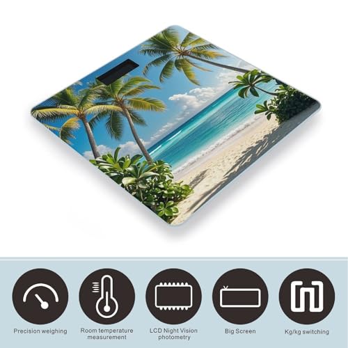 Báscula Digital de Baño con Pantalla Grande y Precisión Alta miniatura 3