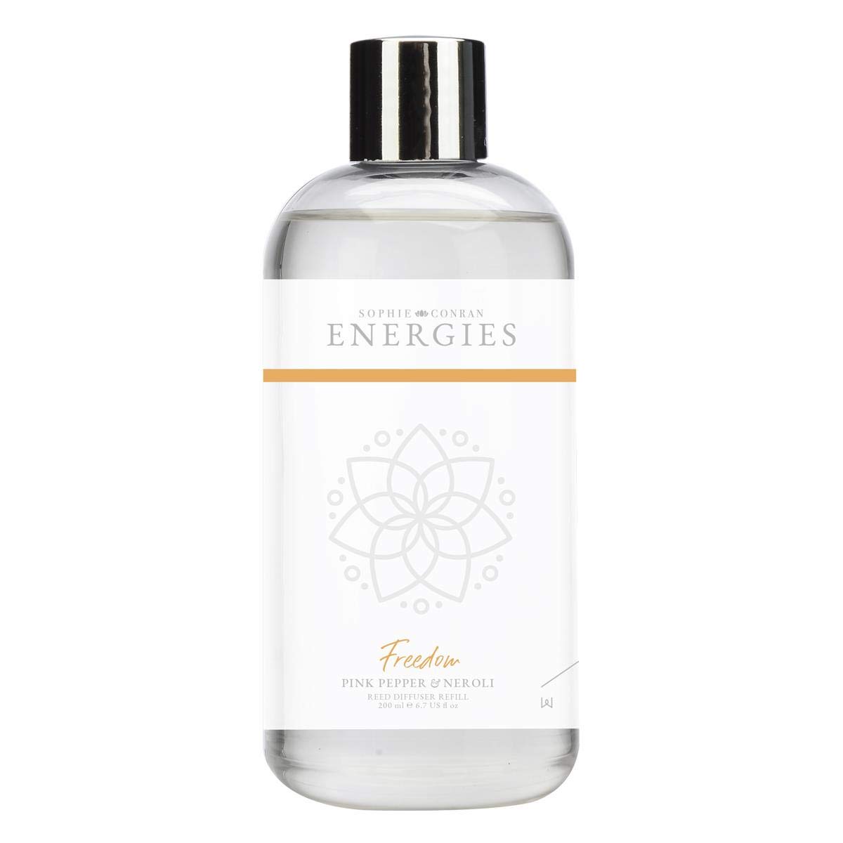 Wax Lyrical Sophie Conran Freedom Reed Diffuser Refill, Pink Pepper & Neroli, 200ml, Multi, Medium