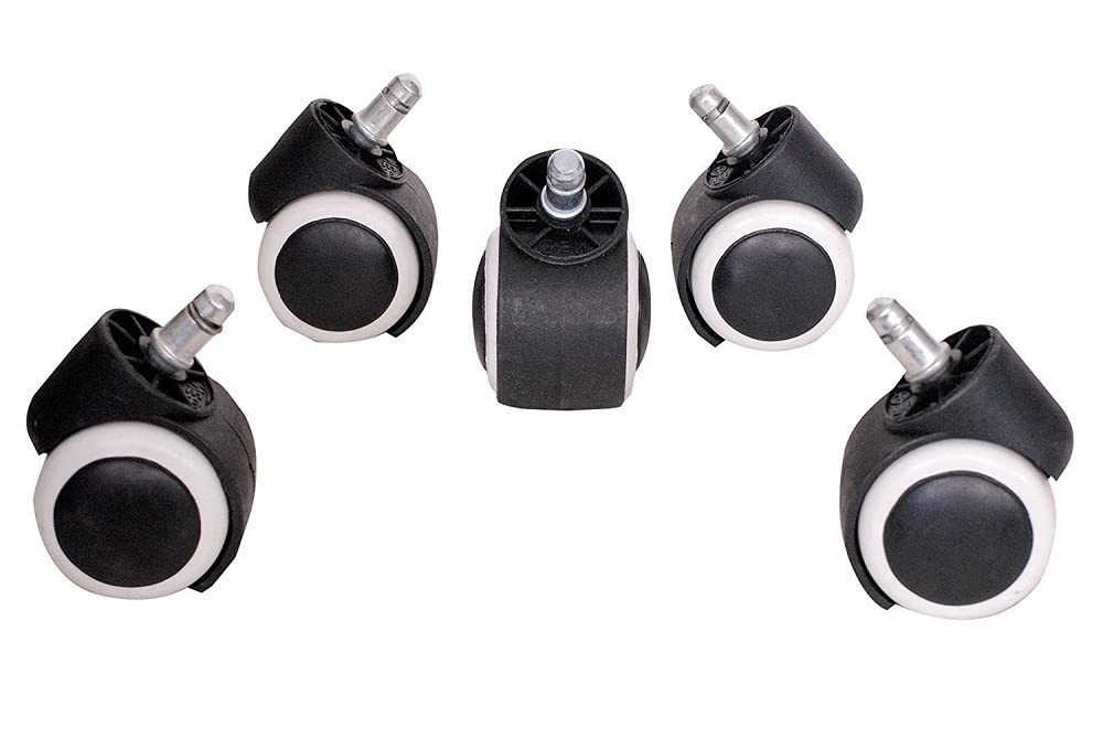 Home Brilliant Nylon Castor Pin Type Revolving Chair Wheel Office Chair