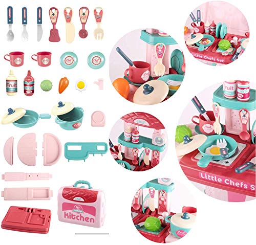 Image of Magicwand Pretend Play ABS Plastic Carry Along 3-in-1 Kitchen Play Set for Kids【2 Yrs & Up】【Pack of 1】【Multi-Colored】