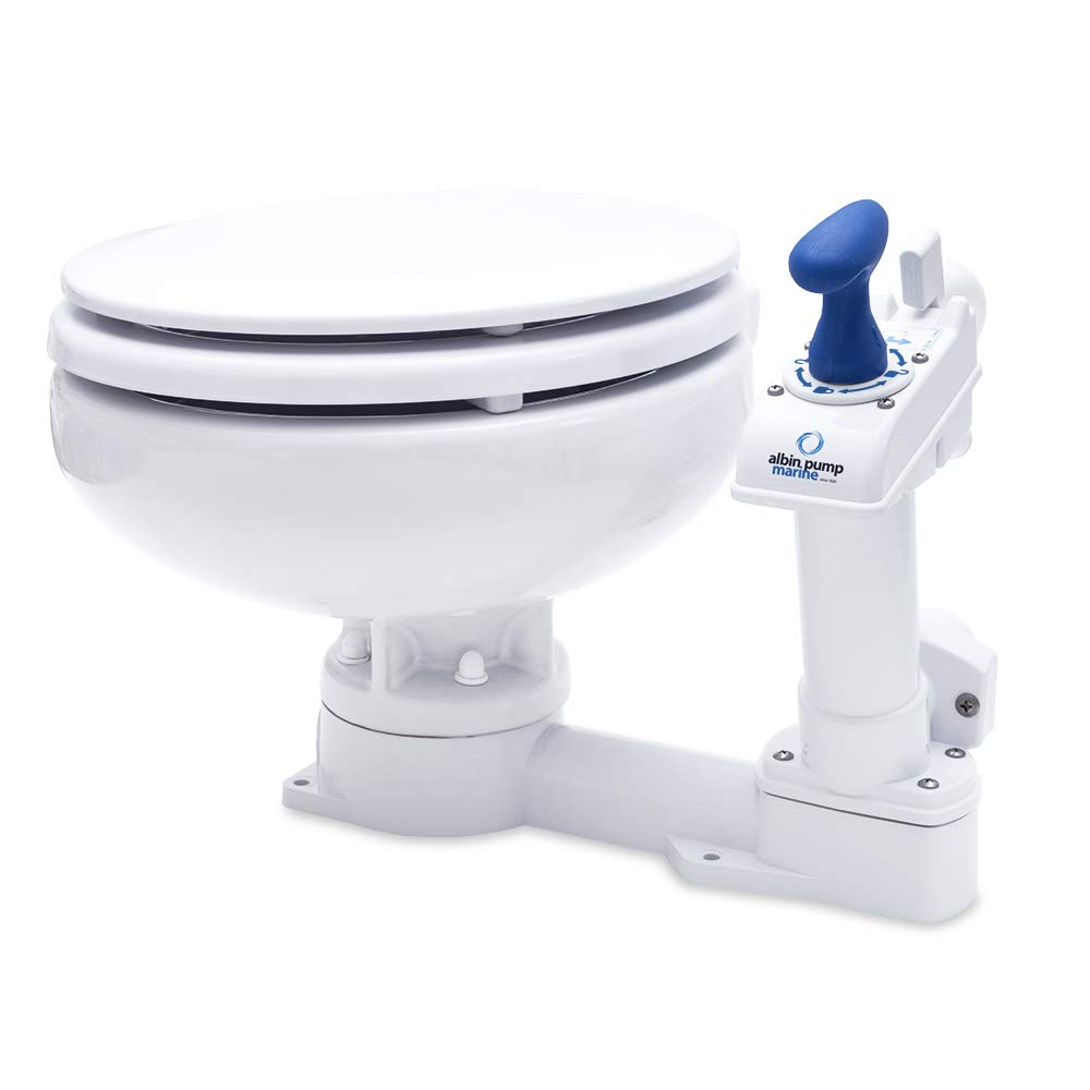 Marine WC Manual Compact Low - 07-01-003