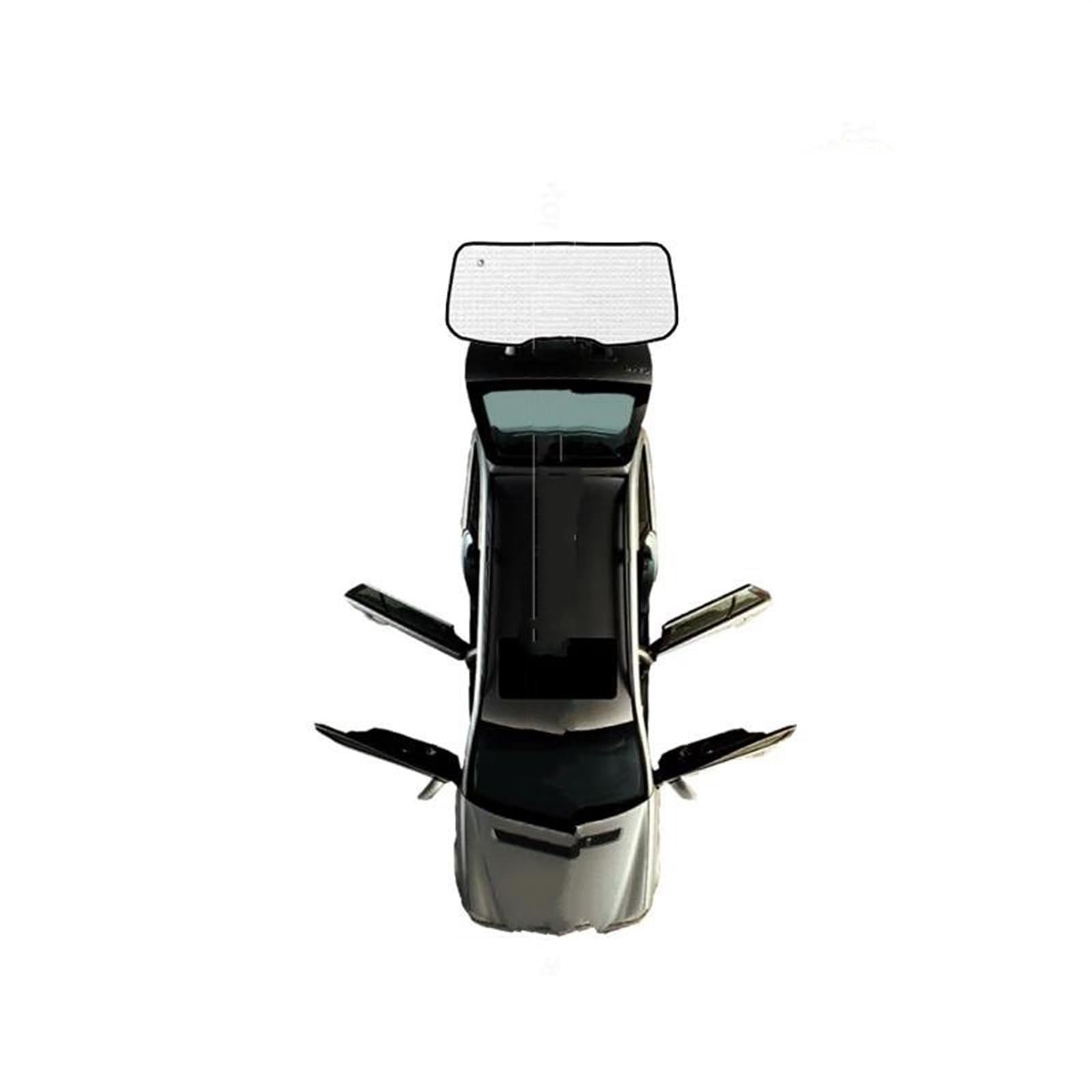 Parasol Lateral para Jeep para Grand para Cherokee WK2 2011-2022 Parasol Parabrisas Ventana Reflector UV Visera Accesorios Automóvil Parasol Coche (Color : Rear Windshield)