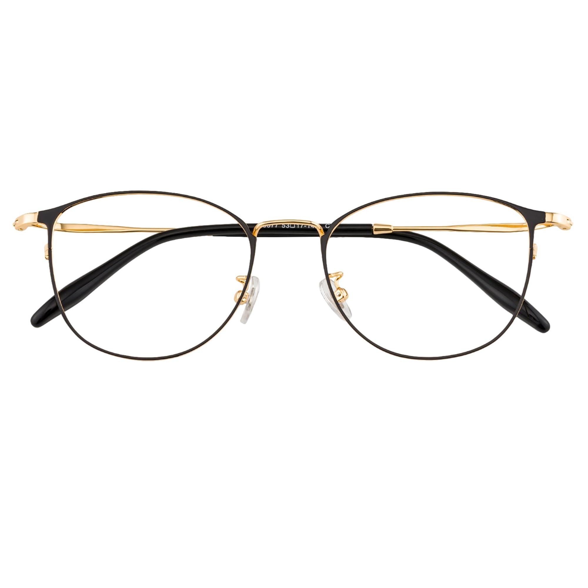 GUDVUE Blue Light Blocking Glasses for Women/Men Metal Oval Frame