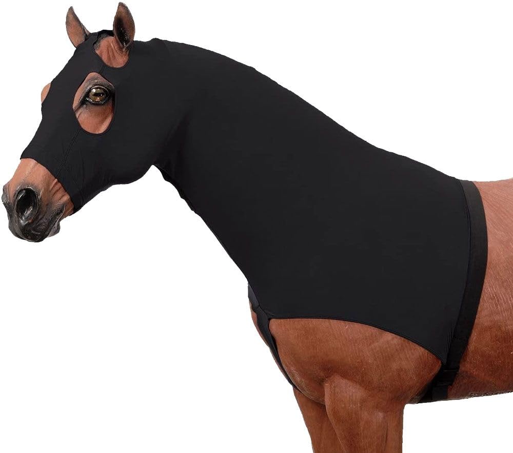 Rugged Ride Fitted Lycra Mane Tamer with Zipper Closure