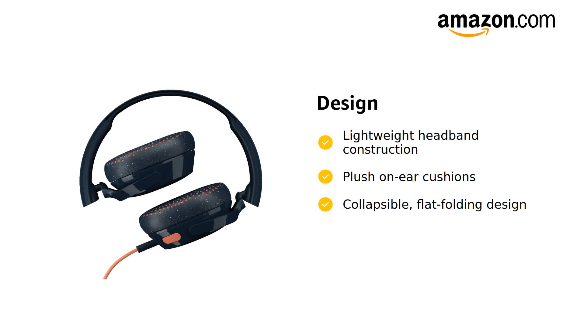Amazon.com: Skullcandy Riff On-Ear Wired Headphones, Convenient