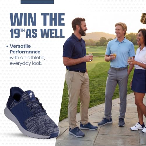 Image of Skechers Men's Max 2 Rover Relaxed Fit Slip-in Golf Shoe