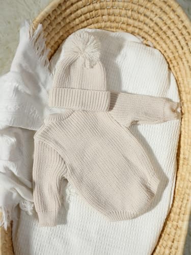 infant baby sweater romper and hat baby girl boy knitted sweatshirt pullover tops fall winter clothes baby boy girl outfit