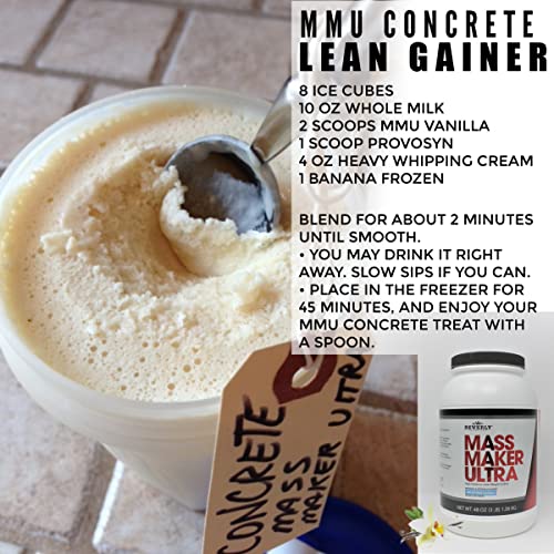 Beverly International Mass Maker Ultra Vanilla, 14 Servings, 3Lb. Build Lean Mass Like A Pro!! Milk Protein Isolate, Whey Protein Isolate + Egg. Mct Oil. Clean Carbs, Great Taste! #TOP6