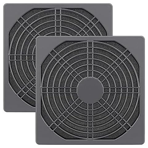 Wathai 2 Pack 120mm PC Fan Dust Filter Cover Computer Mess Cover