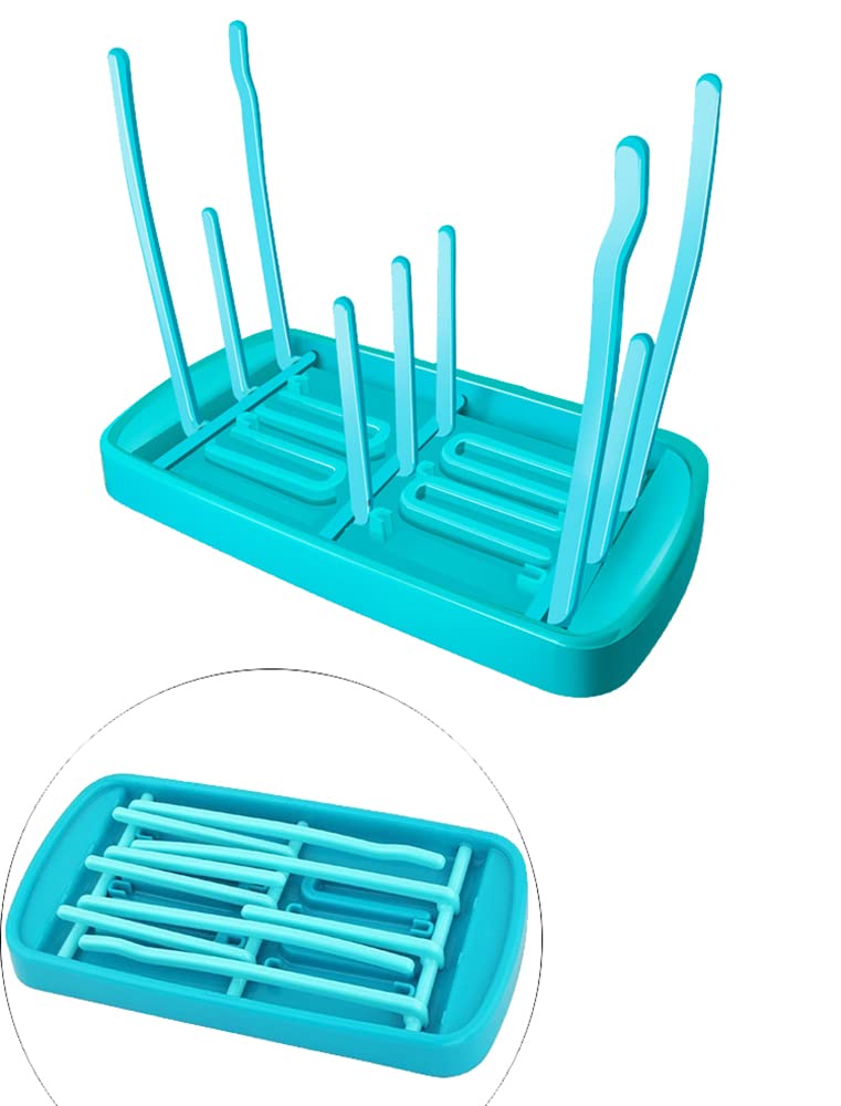Space Saving Baby Bottle Folding Rack Drying Rack Portable Bottle Dryer Holder for , Cups, Pump Parts and Accessories Great for Home & Travel