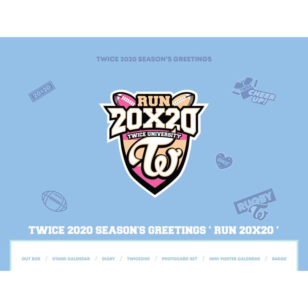 Twice 2020 Season S Greetings Run 20x20 Incl One Random Acrylic Photocard Amazon Sg Toys Games