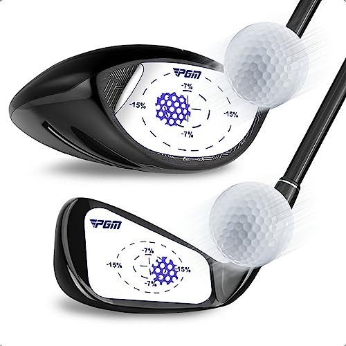 PGM Golf Impact Tape Set 60 Pcs, Self-Teaching Sweet Spot and Shot Consistency Analysis, Club Impact Stickers for Woods and Irons Each 30 Pcs, Useful Training Aid Improve Swing Accuracy