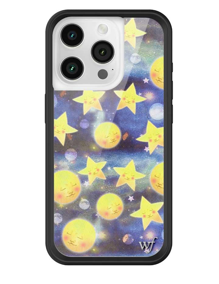 Image of Wildflower Cases - iPhone 16 Pro Compatible - Celestial Dreaming | Impact-Certified 6.5 ft Drop Protection Case, Raised Protective Bumper, Cute Aesthetic Design, Women-Owned Small Business