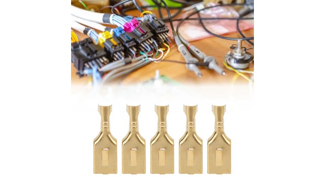 Lot De 100 Connecteurs à Cosse Femelle 7,8 Mm – Bornes à Sertir Rapides En Laiton, Pour Goujons 5/16"