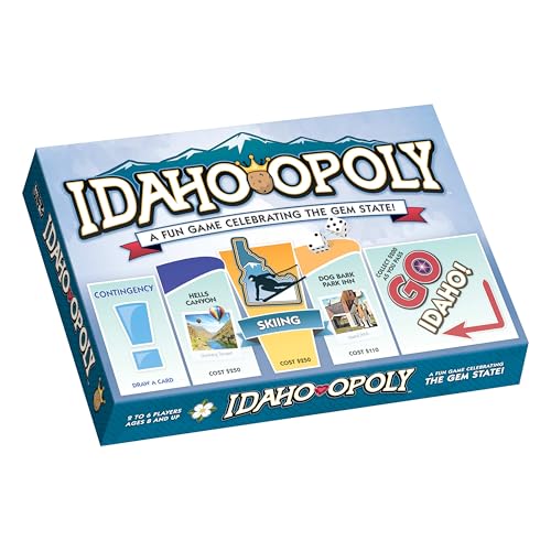 Juego de mesa Idaho-Opoly juego de estrategia familiar miniatura 1