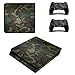 Produktbild FOTTCZ Ganzkörper-Skin für PS4 Slim Konsole und 2 Controller Skins Aufkleber Dschungel-Camouflage