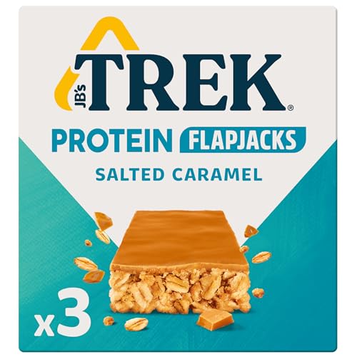 Trek Salted Caramel Protein Flapjacks High Protein 3 x 50g (150g)