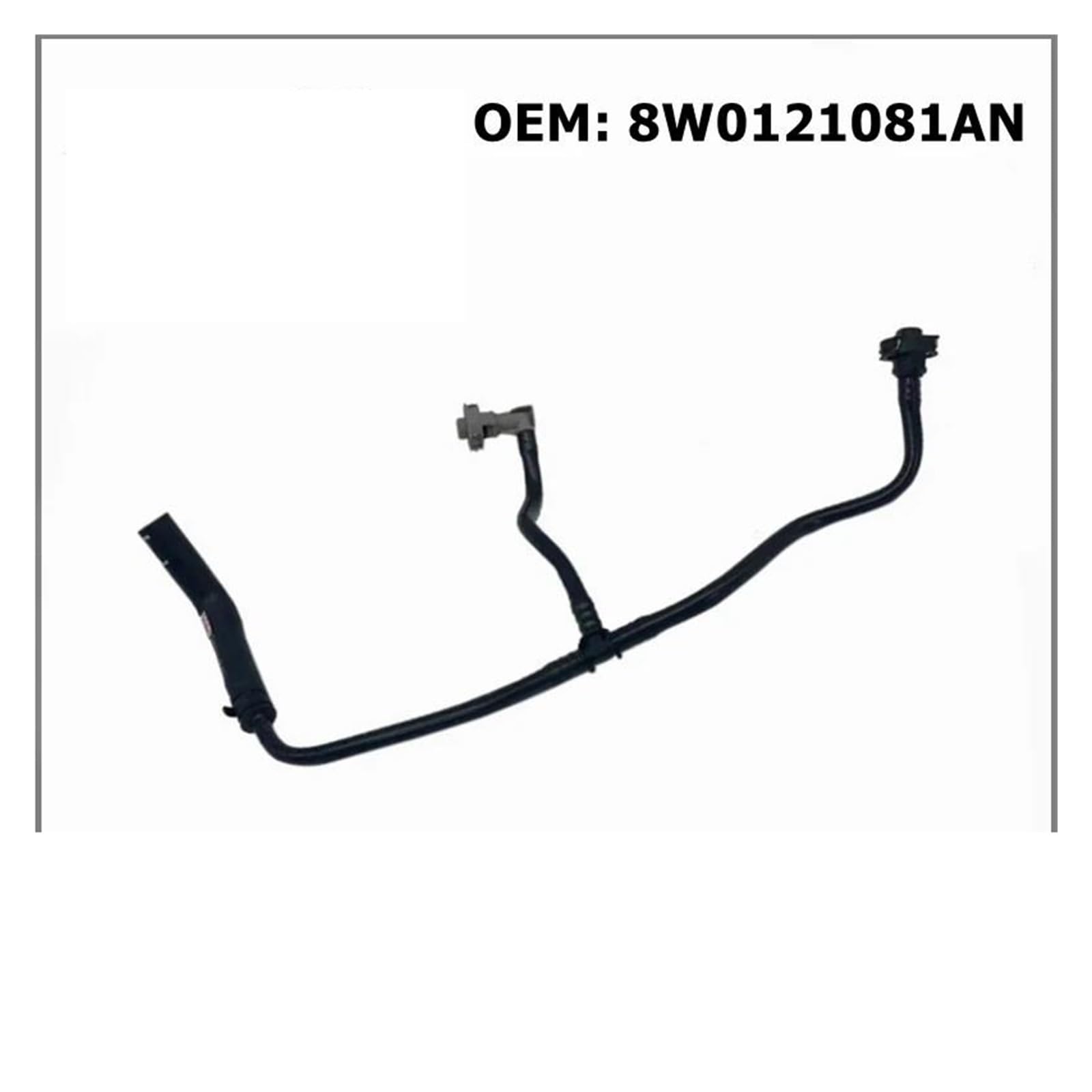 Manguera de enfriamiento del motor 8W0121081AN Tubo De Desbordamiento Del Radiador Del Refrigerante Del Motor 8W0 121 081 AN Para A4 A5 S4 S5
