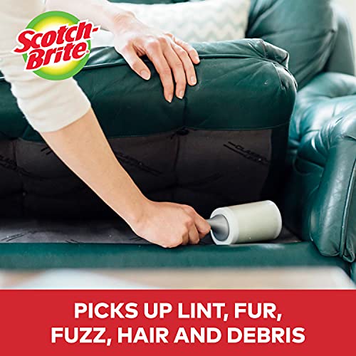 Scotch-Brite Lint Roller Value Pack, Works Great On Pet Hair, 5 Rollers, 95 Sheets Per Roller, 475 Sheets Total by Scotch-Brite - Image 4