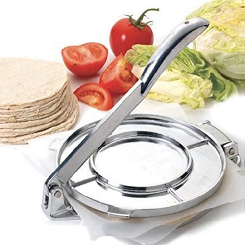 Yosoo Health Gear Tortilla Presse, Aluminiumlegierung, Roti Maker, Manuelle Taco Pressmaschine