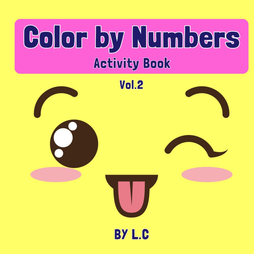 Color By Numbers: Activity Book Vol. 2