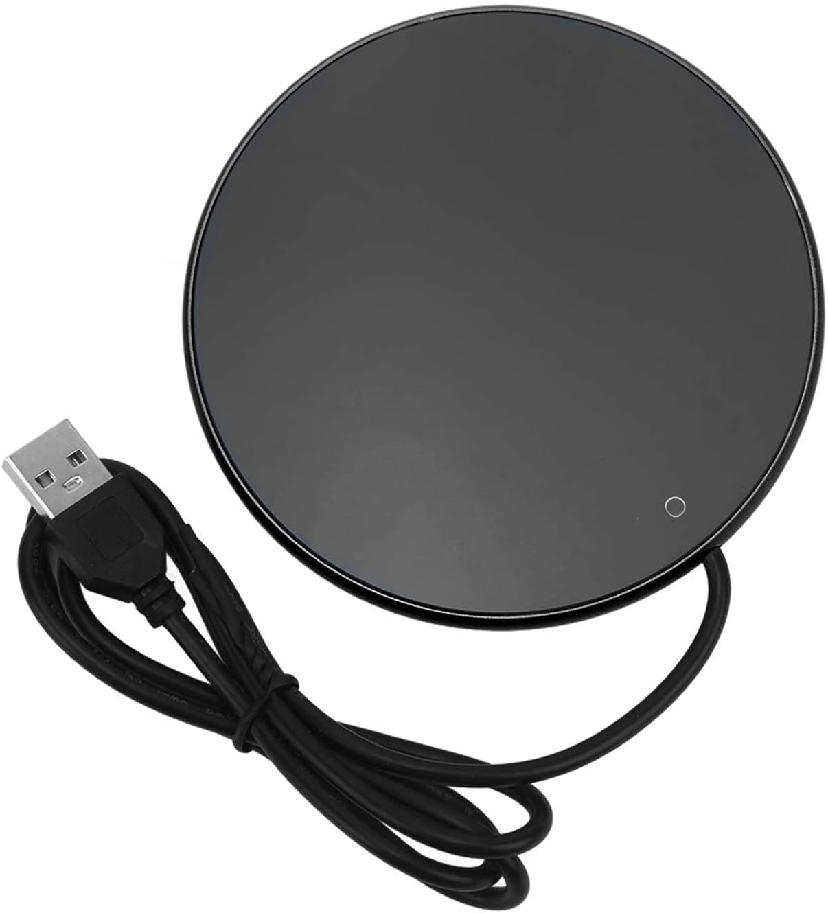 Smart Coffee Mug Warmer, 3 Levels Temperature Setting USB Powered Beverage Cup Warmer for Home Kitchen Office Desk Use(Black)