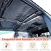 Car Sunroof Sunshade Compatible with Hummer EV Accessories 2024 2025 Car Roof Cover 4 Glass Visor Sunroof Foldable UV Reflector Reflective Covers Block UV Rays Accessories