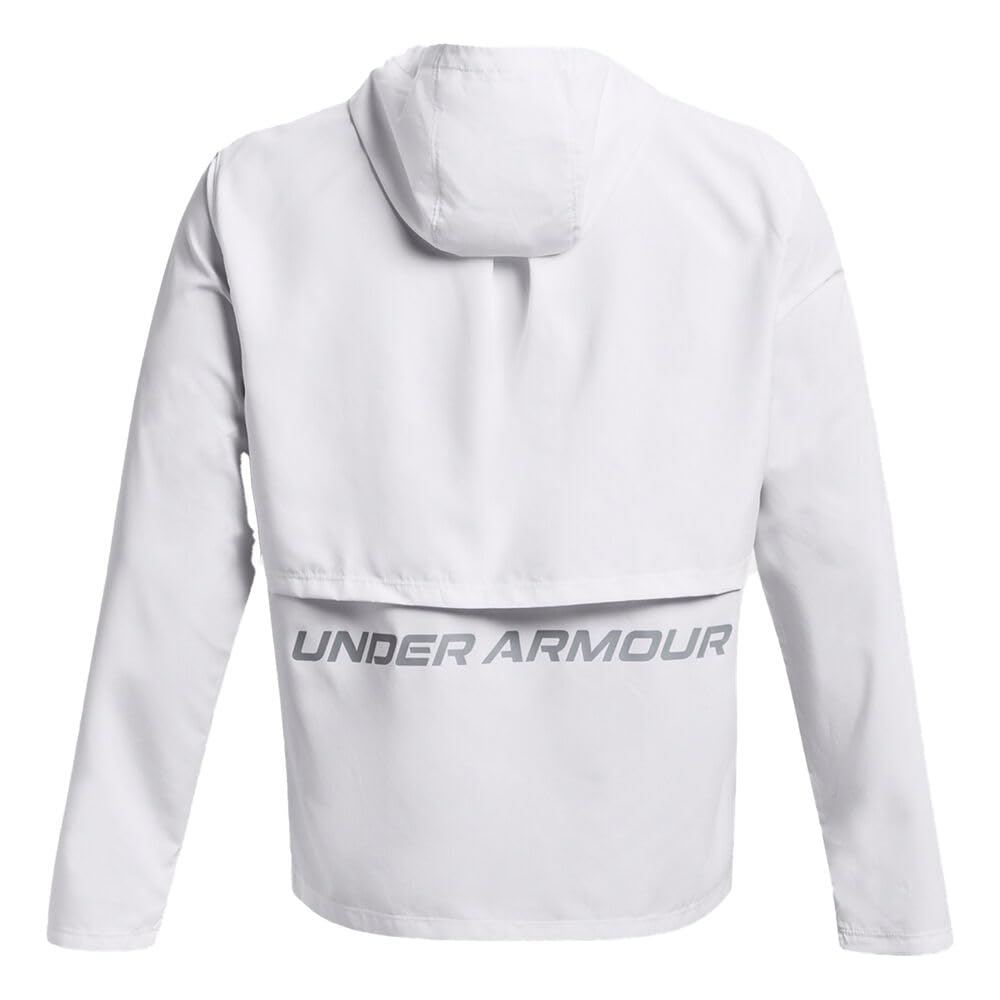 Under Armour Hommes Storm Run Hooded Jacket Vêtements De Course Veste Running White - Blanc