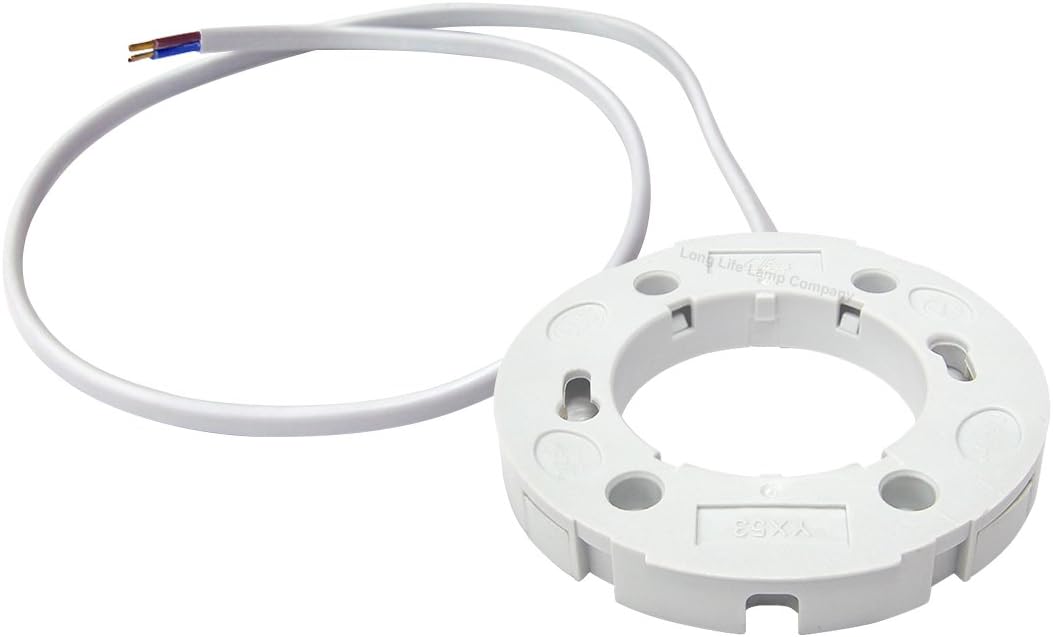 GX53 Base Surface Fitting in White for GX53 LED Lamps and CFLs Ideal for Under Kitchen Units Inside Display cabinets