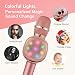 Beschoi Micrófono Inalámbrico Karaoke Bluetooth con Altavoz Incorporado y LED Luz de...