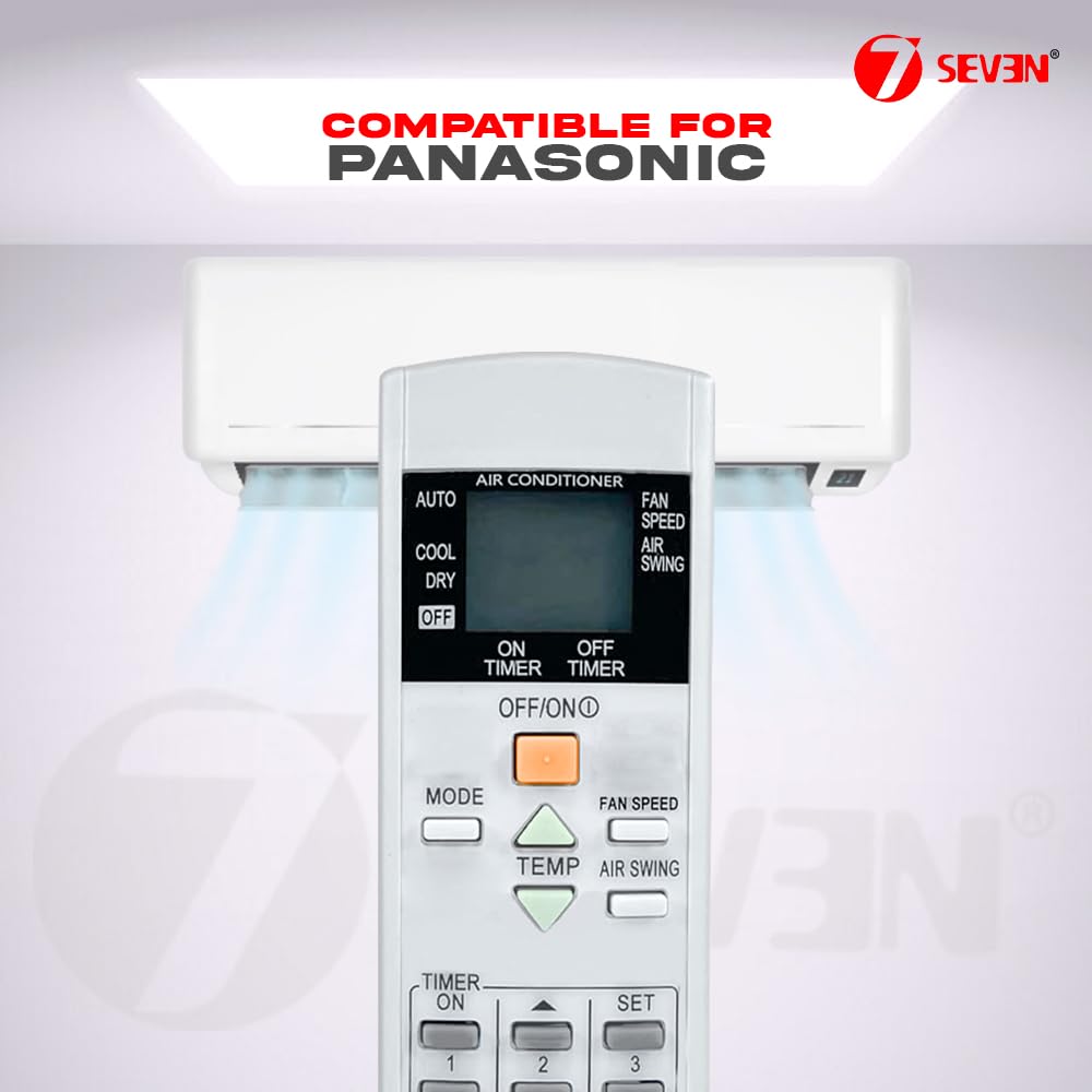 Review 7Seven® Compatible With Panasonic Ac Remote Control A75C3623 1 Review 7Seven® Compatible With Panasonic Ac Remote Control A75C3623