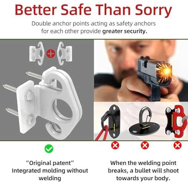 Resistance Band Wall Anchor Set£¬No Weld Wall Mount for Exercise Bands & Suspension Straps Resistance Band Wall Mount System Compact Strength Training Kit for Home Gym Workouts & Physical Therapy