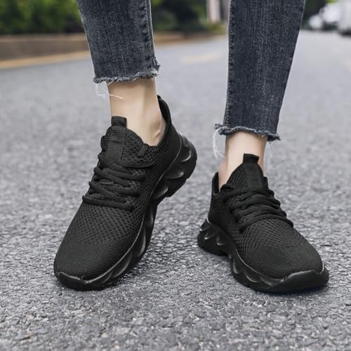 Image of DLWKIPV Mens Running Shoes Sneakers Tennis Non Slip Walking Gym Workout Athletic Slip On Casual Lightweight Breathable Mesh Fashion