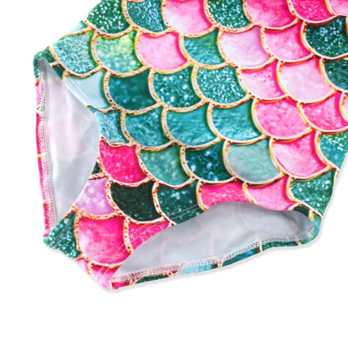 Girls One-Piece Swimsuit with Adjustable Straps, Quick-Dry Design, Perfect for Pool, Beach, Surfing, Ages 2-124