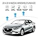 D-Lumina Windshield Sun Shade for 2014-2018 Mazda 3 Accessories Mazda3 Sedan Hatchback, Front Window Sunshade Sun Visor Protector Block UV Rays Heat, Foldable 2 Layers 210T Material