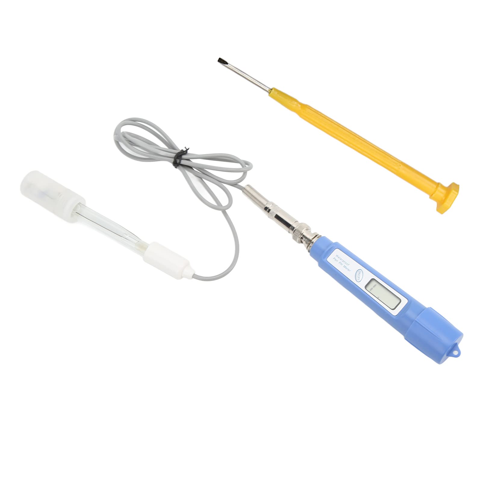 PH - 03 II D Tester PH portatile e misuratore di qualità dell'acqua - Strumento di acidità impermeabile IP65 con custodia in ABS per acquacoltura, coltura, laboratorio e