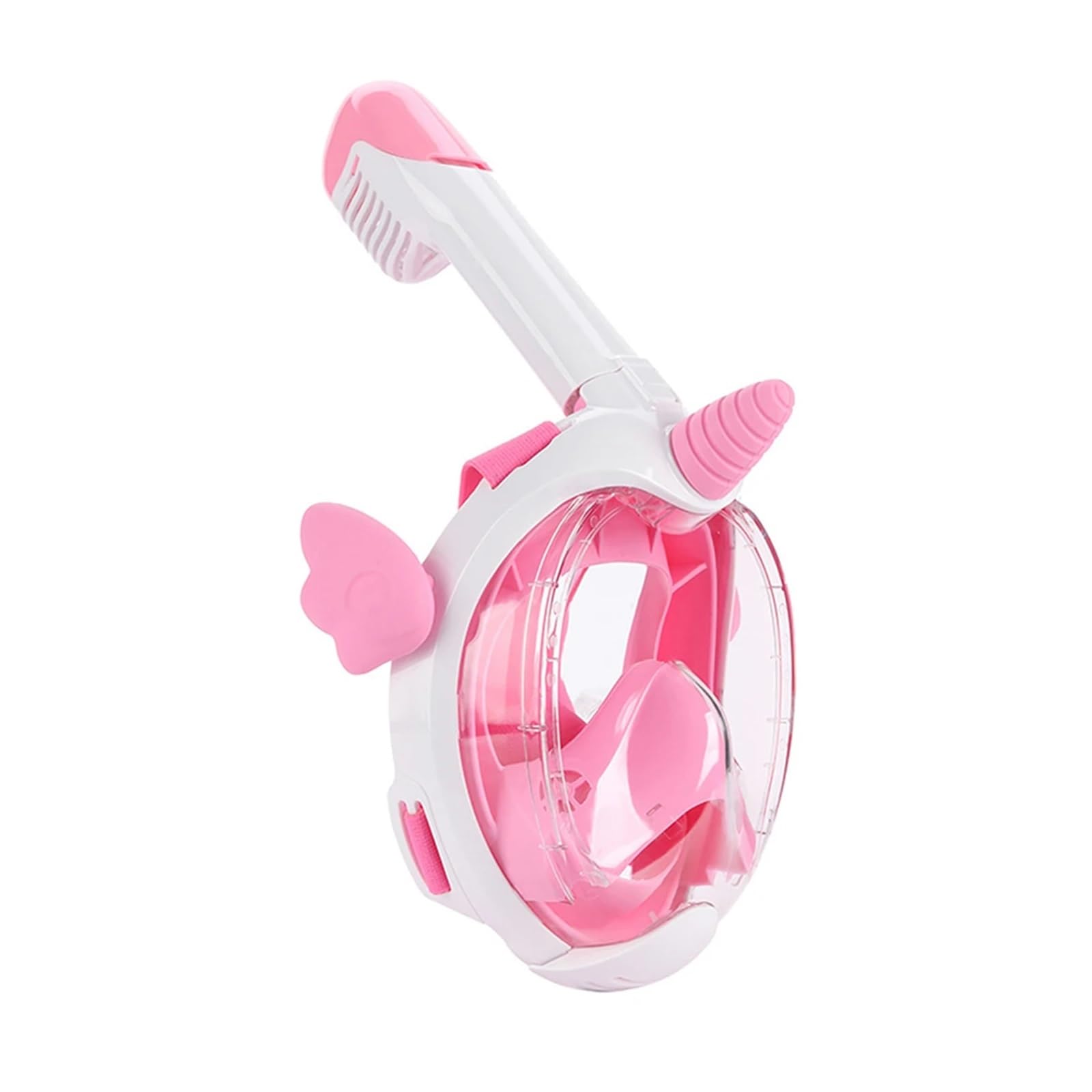 Masques de plongée Masque de plongée Unicorn Full Dry antibuée et étanche avec système respiratoire avancé pour la Natation et la plongée avec Tuba Masque(Pink)