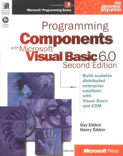 Programming Components With Microsoft Visual Basic 6.0 (Microsoft ...