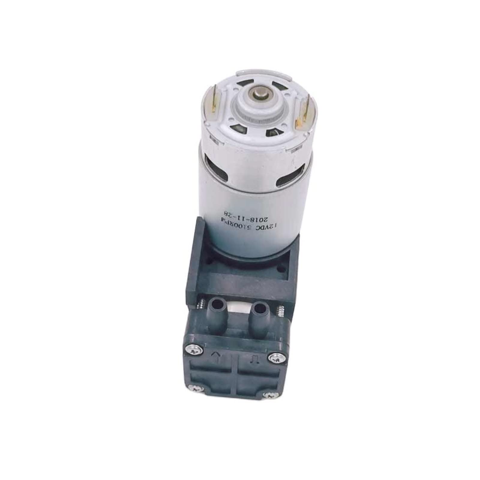 Bomba Sumergible pequeña Ajustable Bomba de Aire Industrial de CC de pistón eléctrico con Cepillo de Flujo de 25 l/m de vacío de 900 mbar (Size : 12V)