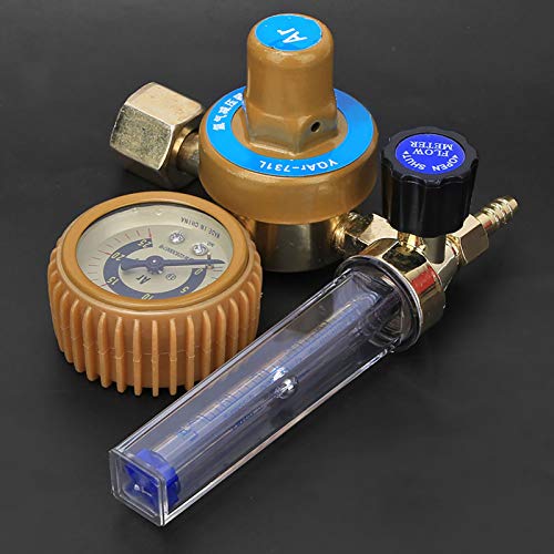 Débitmètre Argon Co2 Mig Tig, Régulateur de Gaz pour Pièces de Soudeur de Manomètre Argon Gas Argon Co2