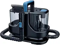 Extratora Profissional de Limpeza, 850W, Reservatório 1,5L, Para Colchões, Sofás e Tapetes, Sistema de Injeção e Sucção, Preto e Azul, Cabo 5m, 2 Bicos