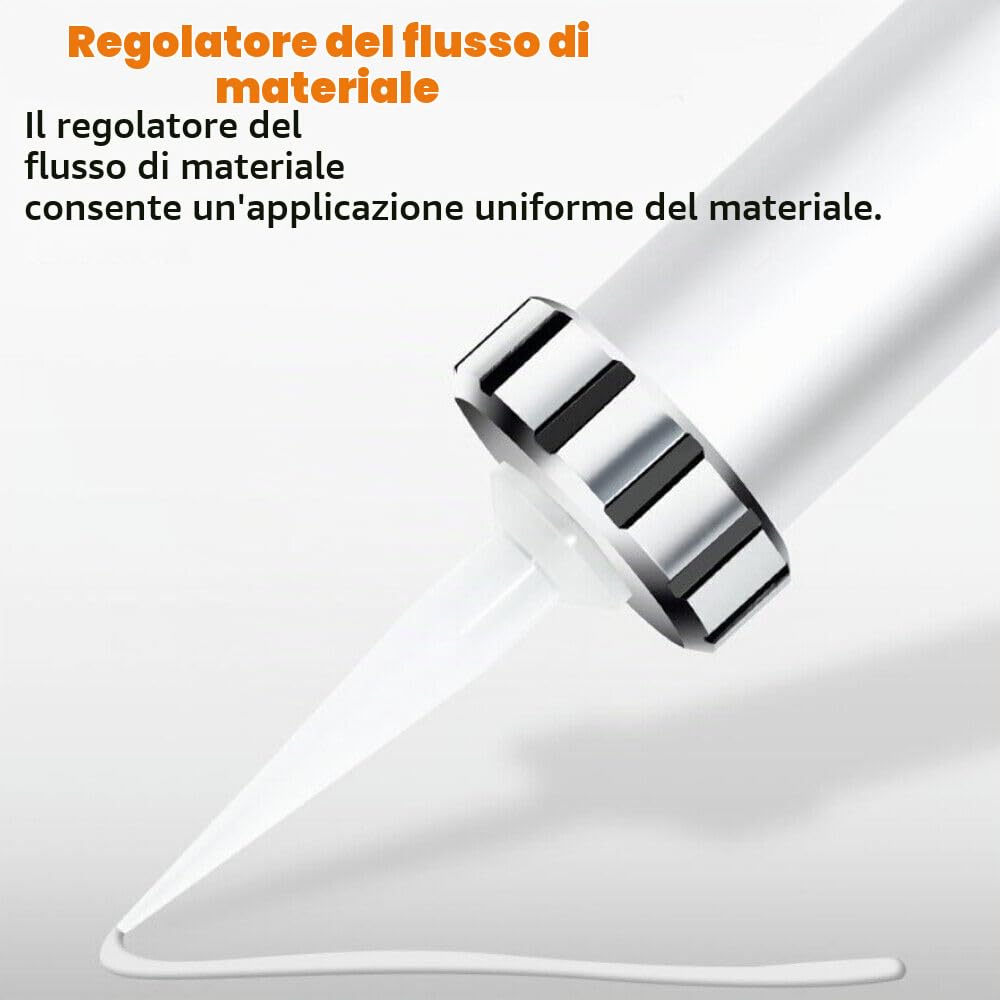 2 pistole a batteria da 21 V, pressa per cartucce, pistola in silicone, 6500N