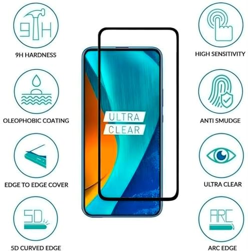 Image of Premium Tempered Glass for Vivo y20 /y12g (matte finish glass, Pack of 1) Full Screen Coverage gaming matte Screen Protector Guard (VIVO Y20 /Y12G)