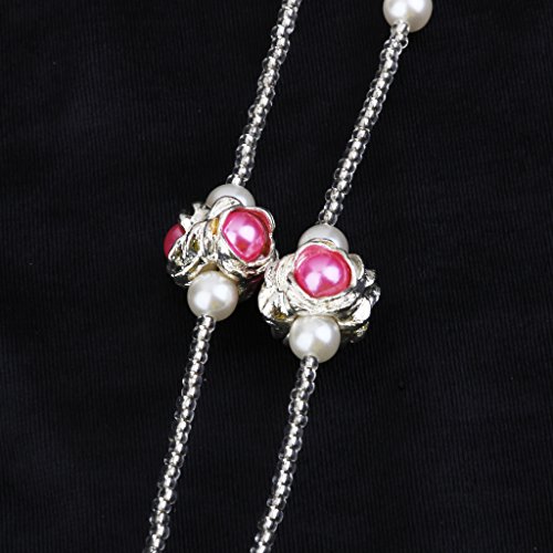 Preisvergleich Produktbild sharprepublic Fake Pearl Brillen Sonnenbrillen Perlenkettenhalter Cord Pink
