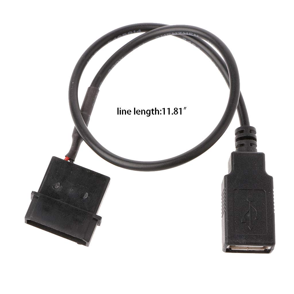 Amazon.co.jp: JAGETRADE USB 2.0 Aメス電源アダプタケーブルへの30cm