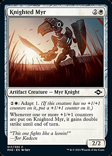 Magic : The Gathering - Knighted Myr (017) - Modern Horizons 2