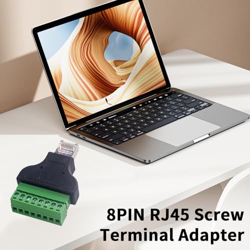 Adaptador Terminal Tornillo RJ45 2 Unidades miniatura 7