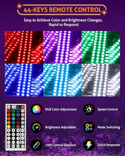 Luces LED RGB impermeables para letreros WICHEMI 120 pies miniatura 6